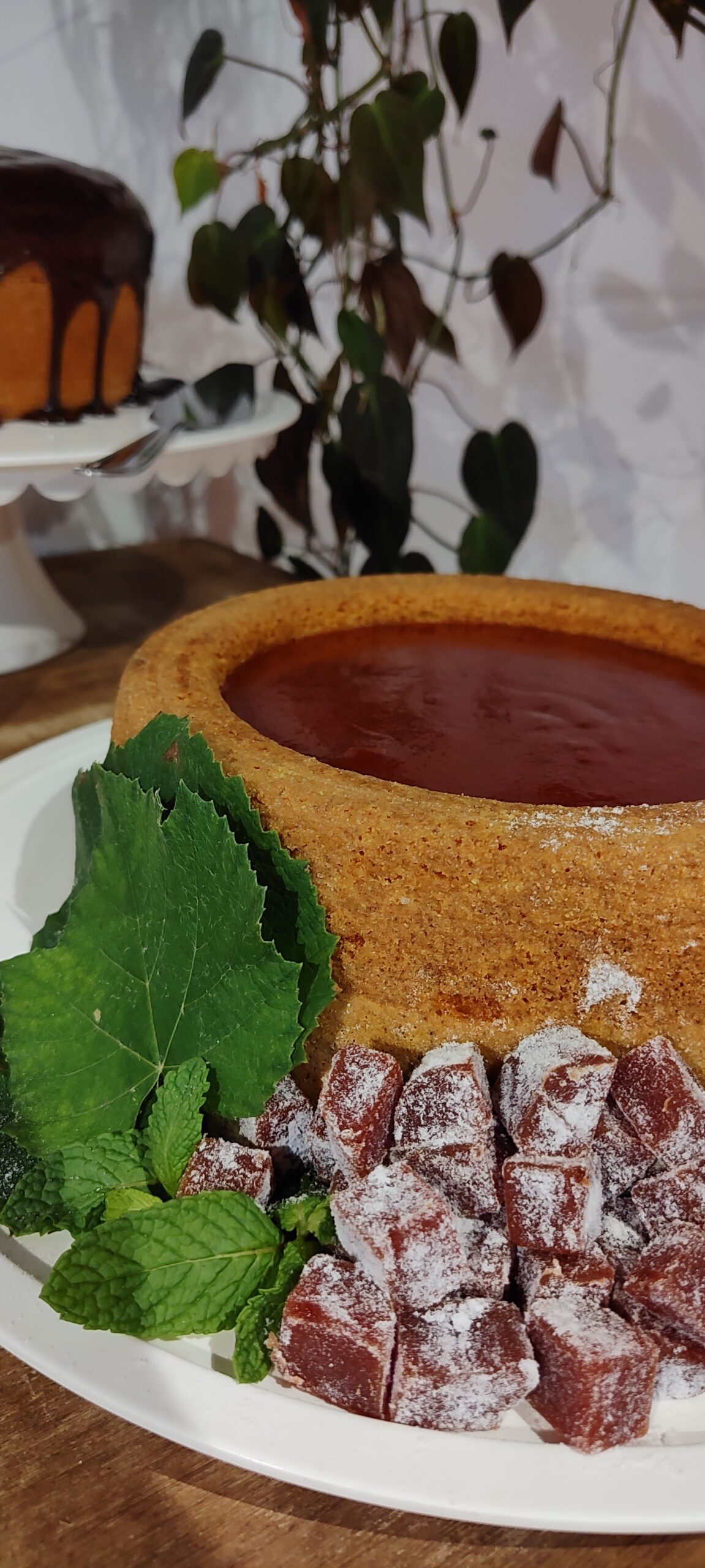 Bolo de fubá com Piscina de goiabada!